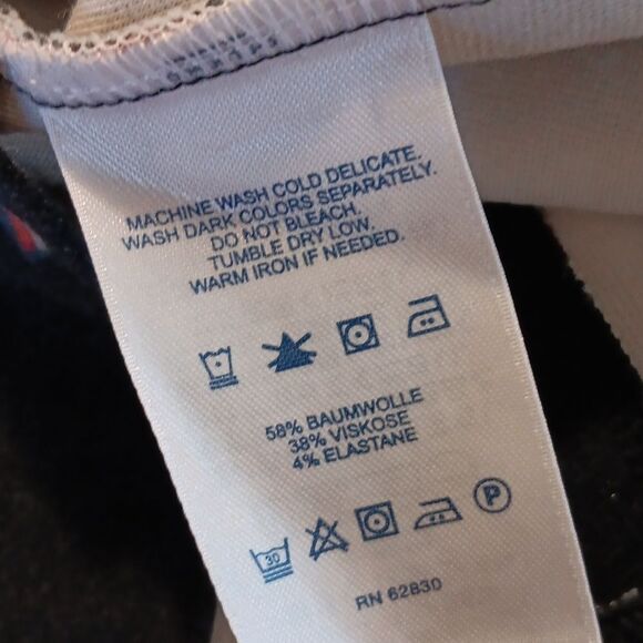 Lands' End Dark Floral Sleeveless Ponte Dress - Picture 10 of 11